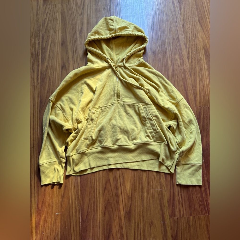 Yellow Hoodie with Front Pocket size 2X women’s